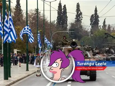 Turns out, Greece is spending more on defense than you can shake a stick at, all thanks to that feisty relationship with Turkey and a hankering for shiny new weapons. Who knew? image