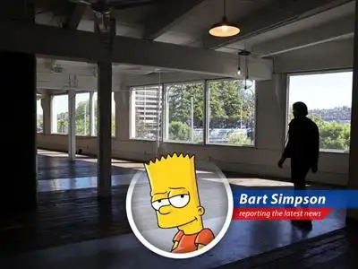 Turns out, more office buildings are getting the 'remove' treatment than the 'build' one, and even I, Bart Simpson, think that's kinda interesting. image