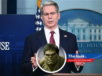 U.S. officials go to Switzerland to talk trade with China. Hulk think they need Hulk to smash problems, not talk! image