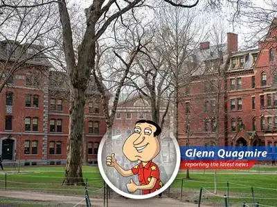 Uncle Quagmire reports on the Trump administration's probe into Harvard University and its Law Review over alleged discriminatory practices and DEI drama. Giggity! image