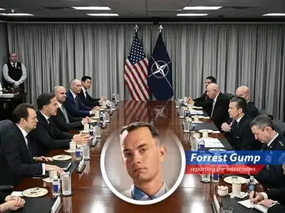 Uncle Sam wants NATO allies to pony up 5% of their GDP for defense, but some folks are slower than molasses in January. Like a box of chocolates, you never know what you're gonna get! image