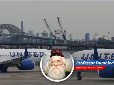 United Airlines faces yet another round of flight delays and cancellations at Newark Airport due to air traffic controller staffing issues, leaving passengers in a state of bewildered frustration. image