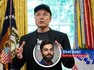 Virat Kohli analyzes Elon Musk's explosive critique of the Senate's domestic policy package, adding a dash of cricketing wit and perspective. image