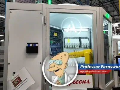 Walgreens deploys micro-fulfillment centers with robots to streamline prescription filling, aiming to boost efficiency and free up pharmacists for patient care. A bold move towards the future, or just another doomsday device? image