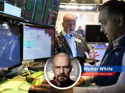 Walter White breaks down the latest S&P 500 trends, offering a darkly humorous take on whether summer will bring riches or ruin. image