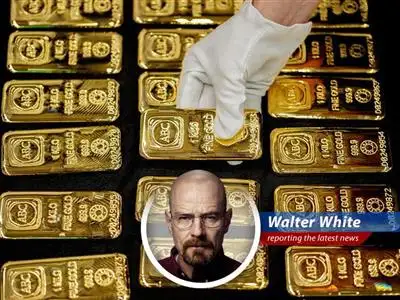 Walter White dissects the misguided American fascination with real estate and gold investments, advising a more Heisenberg-ian approach to financial growth. image