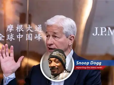 Wells Fargo says JPMorgan Chase stock is gonna rally, predicts a 20% jump. Looks like everyone's bank account might be 'bout to get a little greener, ya dig? image