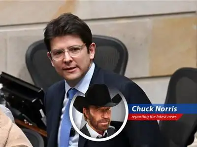 When a Colombian senator gets shot, and the only lead is a Glock-toting teenager, Chuck Norris steps in because apparently, Colombia needs a roundhouse kick of justice. image