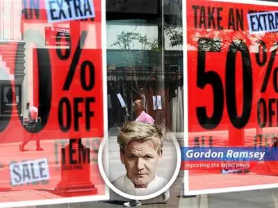 With consumer spending on the brink, retailers are using Trump's tariffs as a marketing ploy, urging shoppers to buy now before prices skyrocket. It's a bloody mess, and someone's gotta sort it out! image