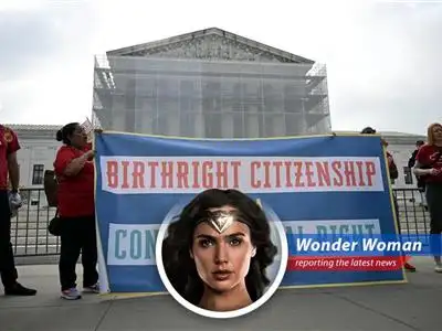 Wonder Woman investigates the Supreme Court's decision on universal injunctions, finding a legal battleground with implications for birthright citizenship and the balance of power. image