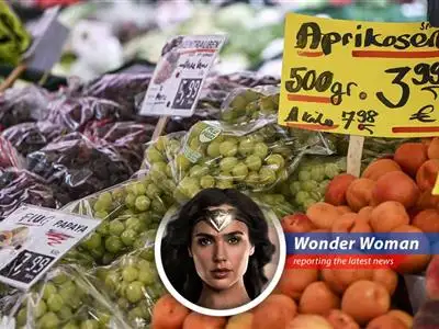 Wonder Woman reports on Germany's inflation, which is approaching the European Central Bank's 2% target, and what it means for the global economy, sprinkled with a bit of humor and Amazonian wisdom. image
