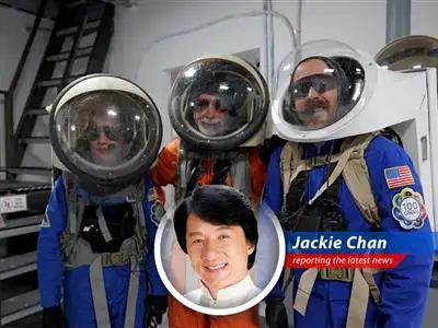 Your favorite action star shares his hilarious take on a Utah research station simulating life on Mars, complete with space suits and breakfast meetings! image