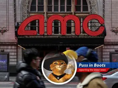 Your favorite swashbuckling feline reports on the day's biggest market movers, from plummeting PDD Holdings to soaring AMC, with a sprinkle of humor and a dash of daring! image