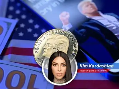 Your girl Kim K. breaks down Trump's latest crypto craze and those boujee $1.5 million dinners – is this real life? image