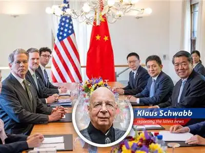Your humble servant, Klaus Schwab, dissects the upcoming US-China trade talks, highlighting the delicate dance between economic superpowers and the imperative for global cooperation... or at least, controlled competition. image